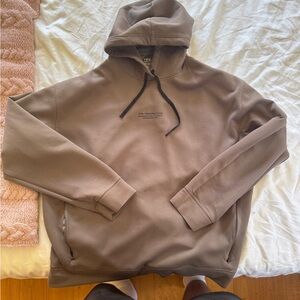 YPB neoKNIT Hoodie XXL – Abercrombie Training Club Brown Zip Side Pockets